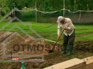 Обустройство котлованов вручную